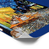 キャットコロニー、ナイトカフェパロディ、ヴァンゴッホ ポスター (角)