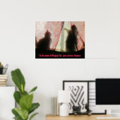 キャットコンファシショナルブースミーム ポスター (ホームオフィス)