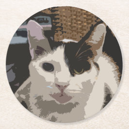 キャットコースター ラウンドペーパーコースター