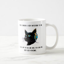 キャットコーヒおもしろいーマグ皮肉オフィスギフトアイディア