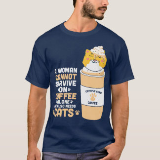 キャットコーヒおもしろいー Tシャツ