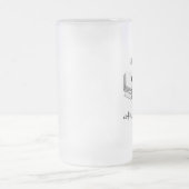 キャットコーヒーと本の方が生活に優しい フロストグラスビールジョッキ (中央)