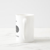 キャットコーヒーと本の方が生活に優しい ボーンチャイナマグカップ (裏面)