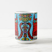 キャットコーヒーマグをコショウ コーヒーマグカップ (中央)