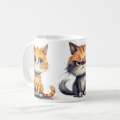 キャットコーヒーマグデザイン表現型 コーヒーマグカップ (正面左)