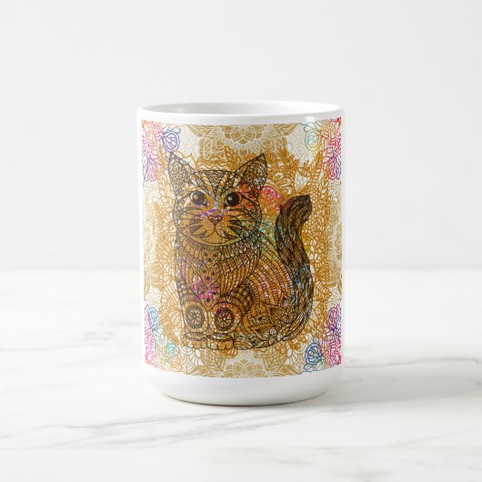 キャットコーヒーマグ コーヒーマグカップ (中央)