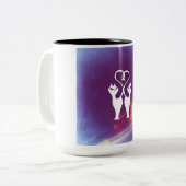 キャットコーヒーマグ ツートーンマグカップ (正面左)