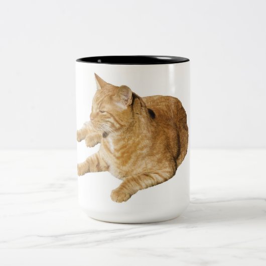 キャットコーヒーマグ ツートーンマグカップ (中央)