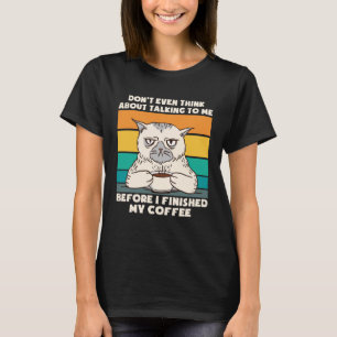 キャットコーヒー人が大嫌いコーヒーアパレル Tシャツ
