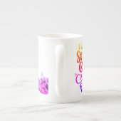 キャットコーヒー専門マグカップ ボーンチャイナマグカップ (裏面)