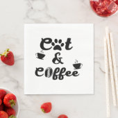 キャットコーヒー スタンダードランチョンナプキン (インサイチュ)