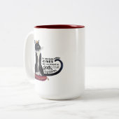 キャットゴッドツートーンマグ ツートーンマグカップ (正面左)