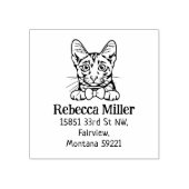 キャットサバンナ差出人住所 ラバースタンプ (インプリント)