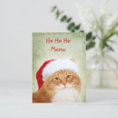 キャットサンタクロース シーズンポストカード (スタンド正面)