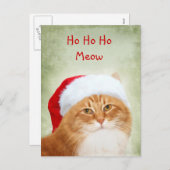 キャットサンタクロース シーズンポストカード (正面/裏面)