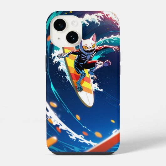 キャットサーフ iPhoneケース (裏面)