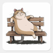 キャットザベンチシッター スクエアシール (正面)