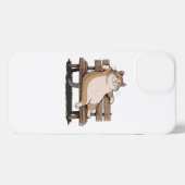 キャットザベンチシッター iPhoneケース (裏面横)