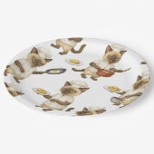 キャットシェフイズ料理朝食 ペーパープレート (アングル)