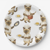キャットシェフイズ料理朝食 ペーパープレート (正面)
