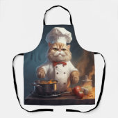 キャットシェフ料理の喜び エプロン (正面)