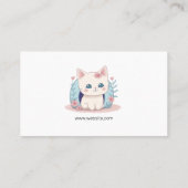 キャットシェルター動物レスキュー団体や組織 名刺 (裏面)