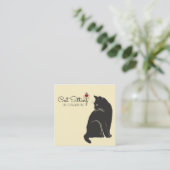 キャットシッター スクエア名刺 (スタンド正面)