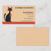 キャットシッティングボーディンググルーミング獣医 名刺 (正面/裏面)