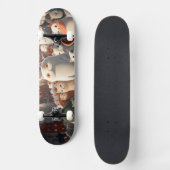 キャットシティカートゥーンの群衆 スケートボード (正面)