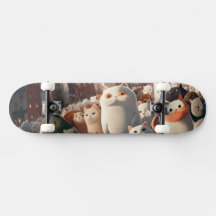 キャットシティカートゥーンの群衆