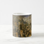 キャットシティ – ヴィンテージアート – カスタマイズ可能! コーヒーマグカップ (中央)