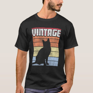 キャットシャツレトロスタイルヴィンテージメンズウィメンズキッズ70s 8 tシャツ