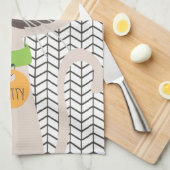 キャットシャメストンキネーゼパーソナライズされた子猫 キッチンタオル (四つ折り)