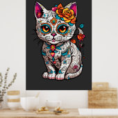 キャットシュガースカルハロウィーン、ディアデロスミュートス ポスター (キッチン)