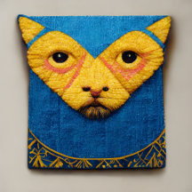 キャットシュラレアリズムヴィンテージタペストリーウクライナデザイン