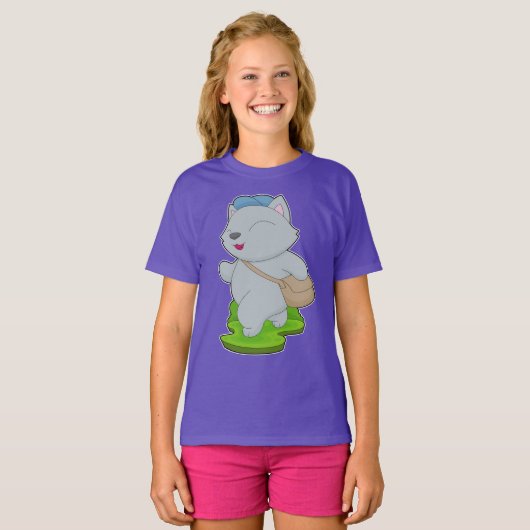 キャットショルダーバッグ Tシャツ (正面フル)