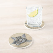 キャットシリーズ – セルバル・サバンナ猫 – コースター (側面)