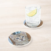 キャットシリーズ – セルバル・サバンナ猫 – コースター (側面)