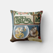 キャットシーホースファンタジー クッション (正面)