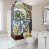 キャットシーホースファンタジー シャワーカーテン (インサイチュ)