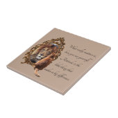 キャットジュー鏡リオン感動的文字ヴィンテージ タイル (側面)