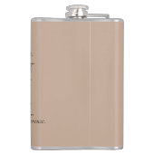 キャットジュー鏡リオン感動的文字ヴィンテージ フラスク (裏面)