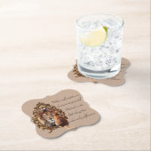 キャットジュー鏡リオン感動的文字ヴィンテージ ペーパーコースター (インサイチュ)