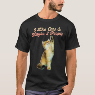 キャットジョーク笑わされる皮肉ことわざ引用文ミーム Tシャツ
