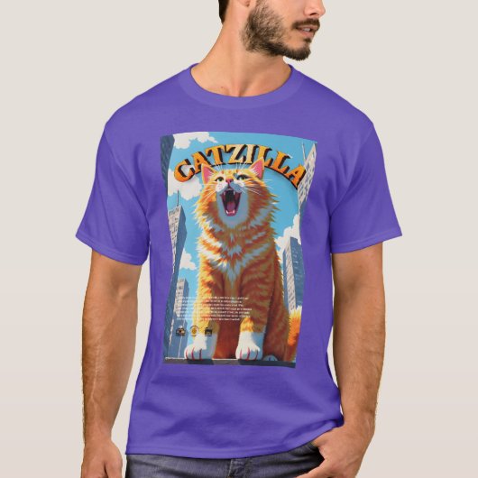 キャットジラ ガール Tシャツ (正面)