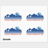 キャットスキルマウンテンズNY 長方形シール (シート)