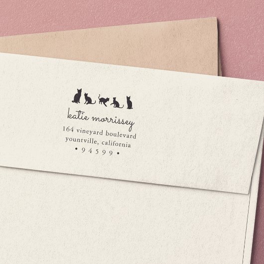 キャットスクワッド差出人住所 セルフインキングスタンプ