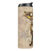 キャットスチームパンクヴィンテージレトロスタイル機 タンブラー (回転左)