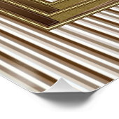 キャットストライプブラウンのポスター ポスター (コーナー)