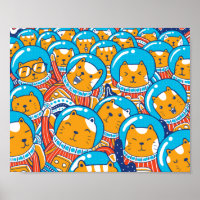 キャットストロナーズのかわいいイラストレーション